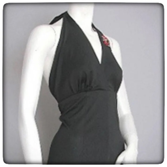 🌞2 FOR $80🌞 VINTAGE 1970s Halter Dress - Picture 1 of 7